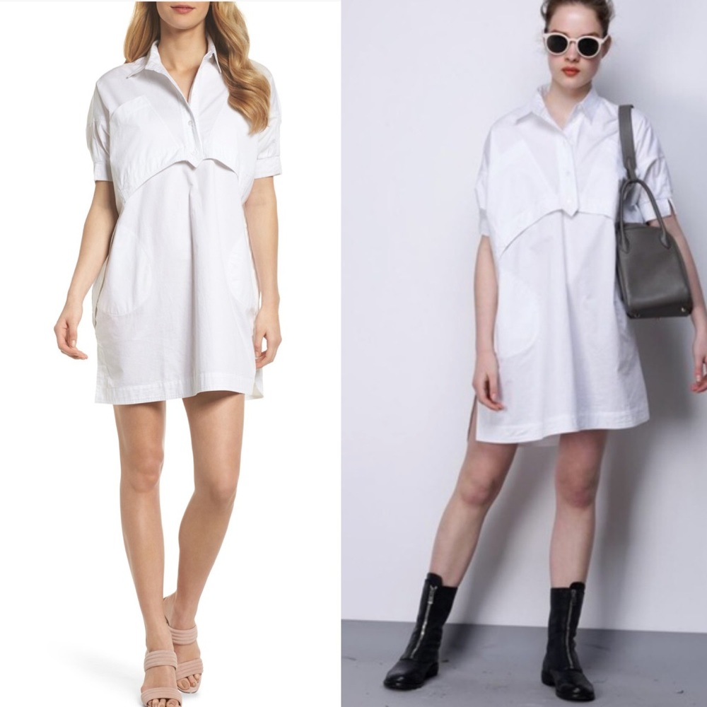 BLACK Clara Raves shirtsdress